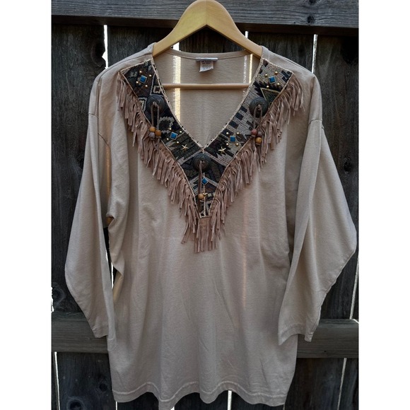 Vintage Womens Westen style Cactus tag one size all fits LARGE - Picture 1 of 6